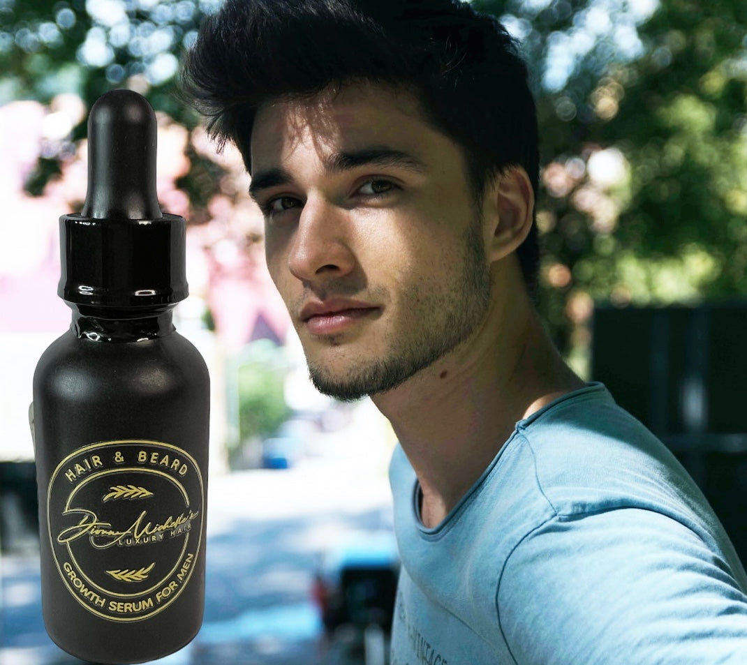 222 Black Beard  & Hair Growth Serum  For Men