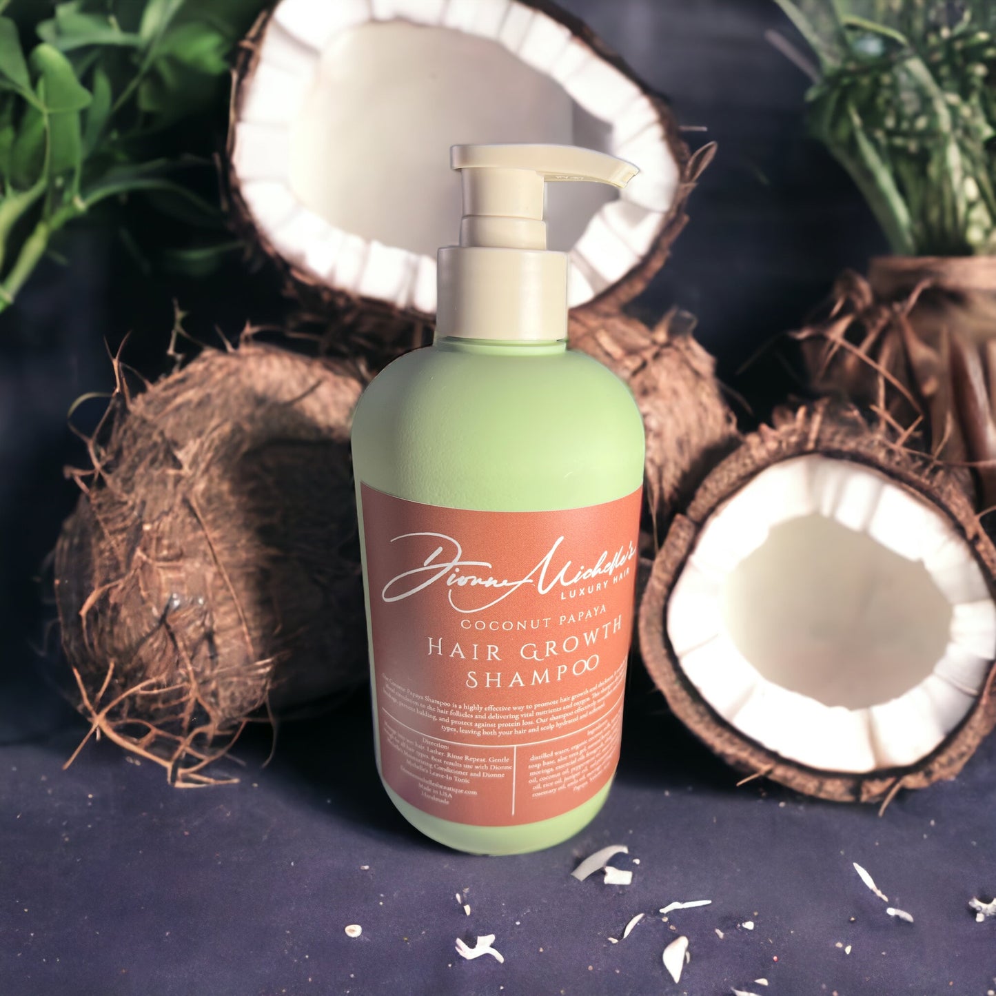 Dionne Michelle's Luxury Hair Coconut Papaya Hair Growth Shampoo