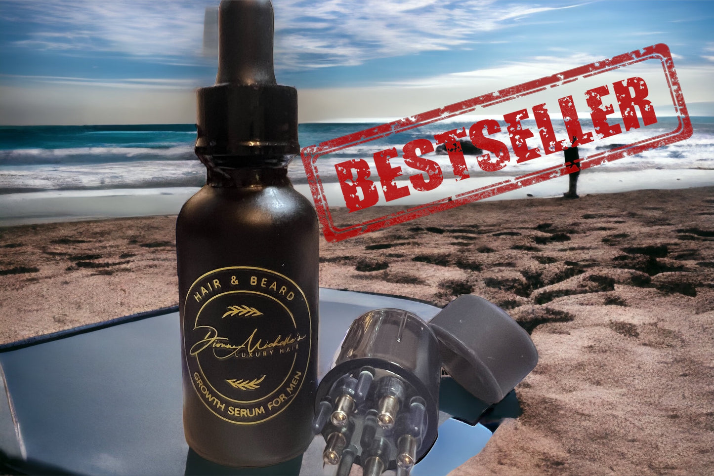 222 Black Beard  & Hair Growth Serum  For Men