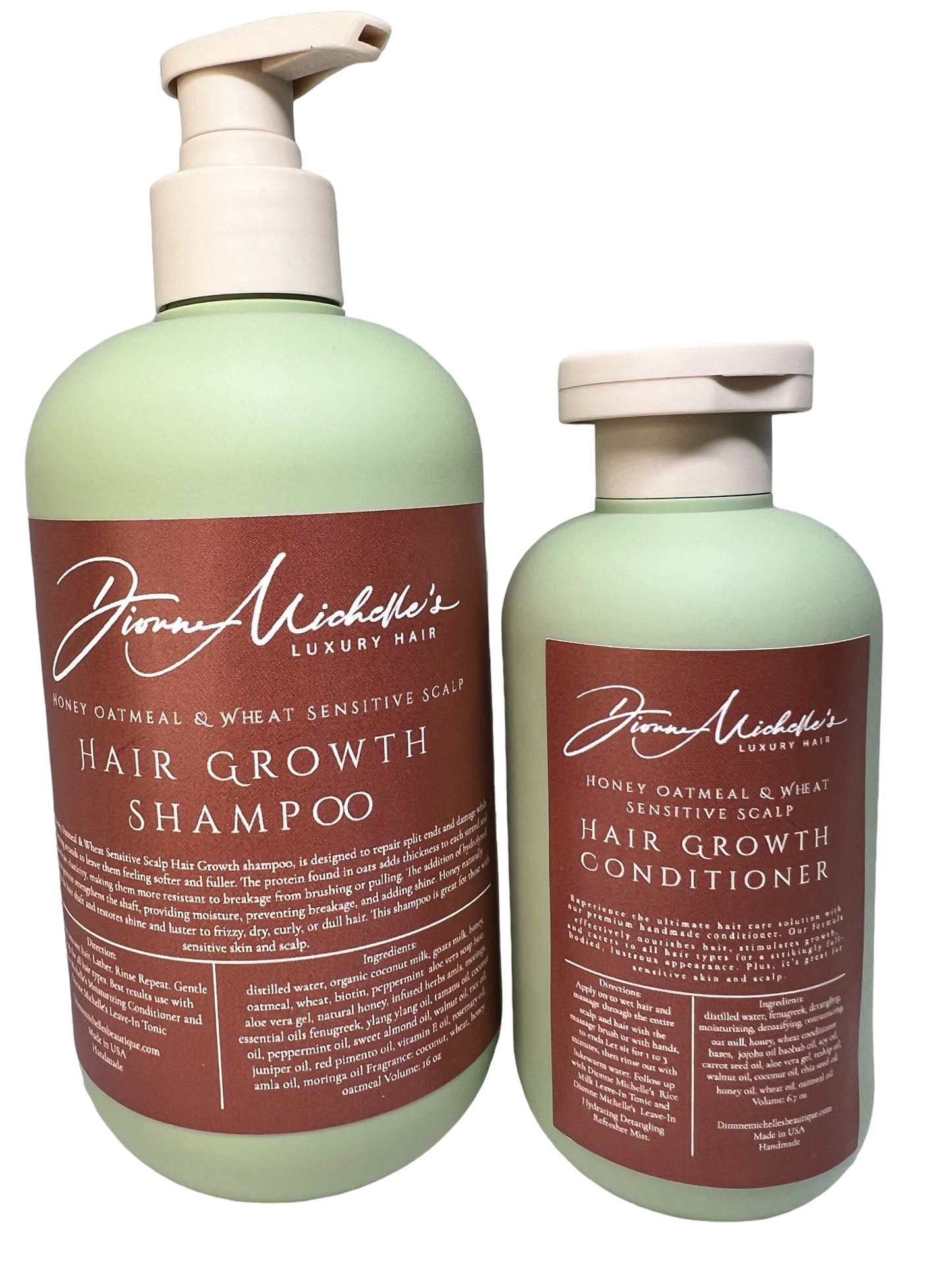 Dionne Michelle's Luxury Hair Honey Oatmeal & Wheat Shampoo For  Sensitive Scalp