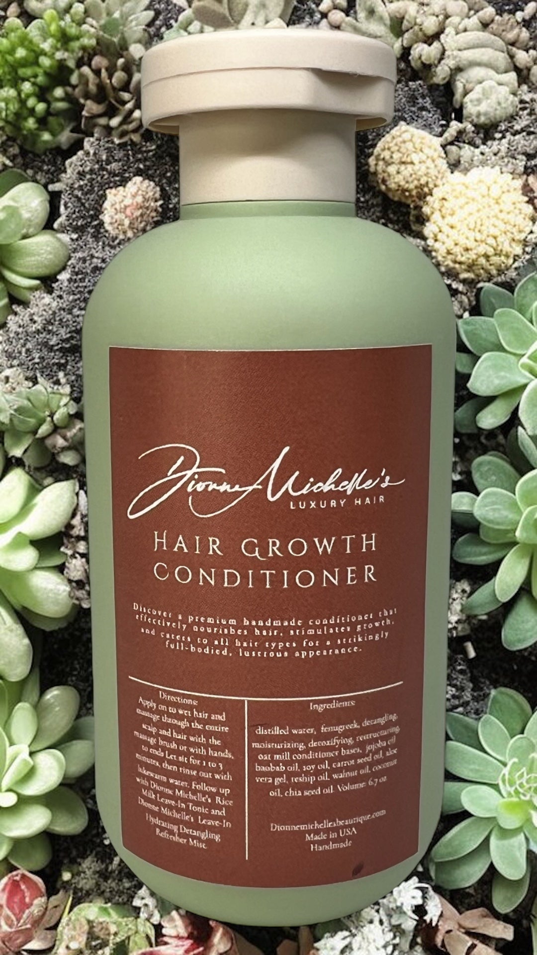 Dionne Michelle's Luxury Hair  Moisturizing Hair Growth Conditioner