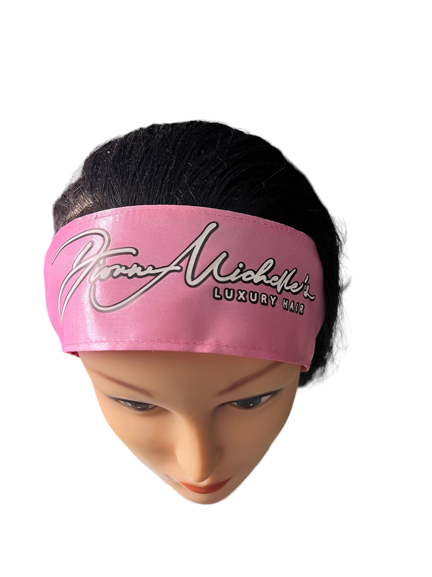 Dionne Michelle's Luxury Hair Pink Signature Satin Edge Scarf