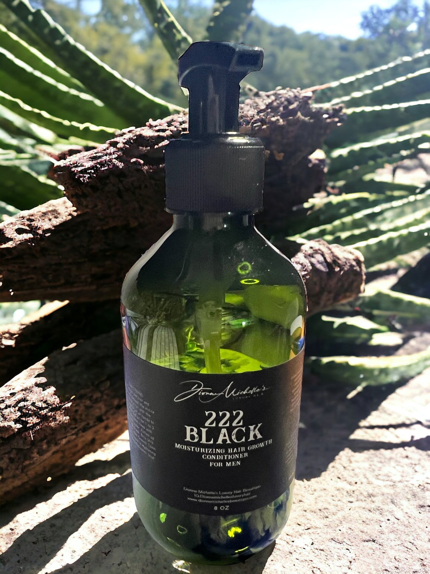 222 Black Moisturizing Hair Growth Conditioner For Men