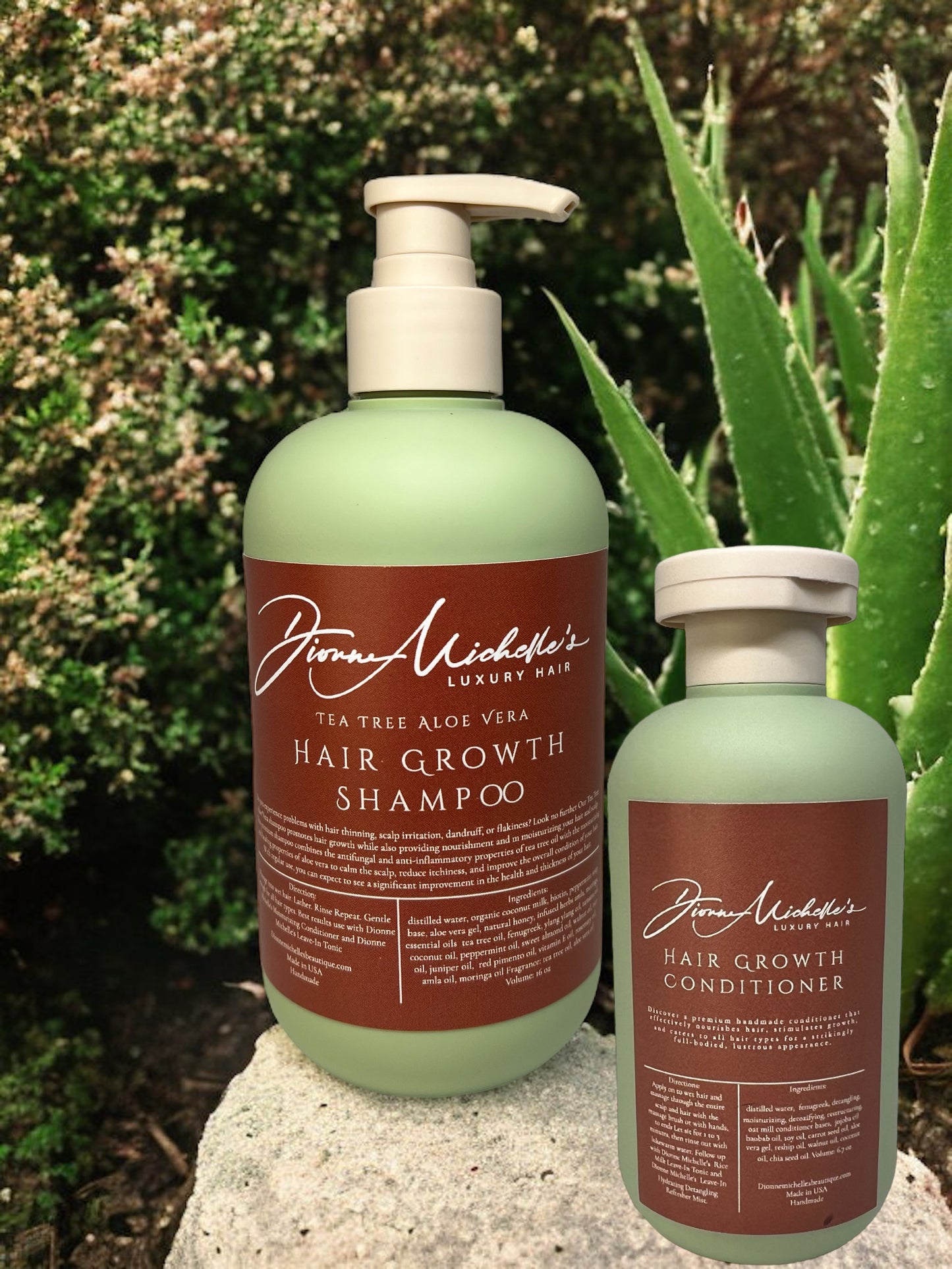 Dionne Michelle's Luxury Hair Tea Tree Aloe Vera Hair Growth Shampoo