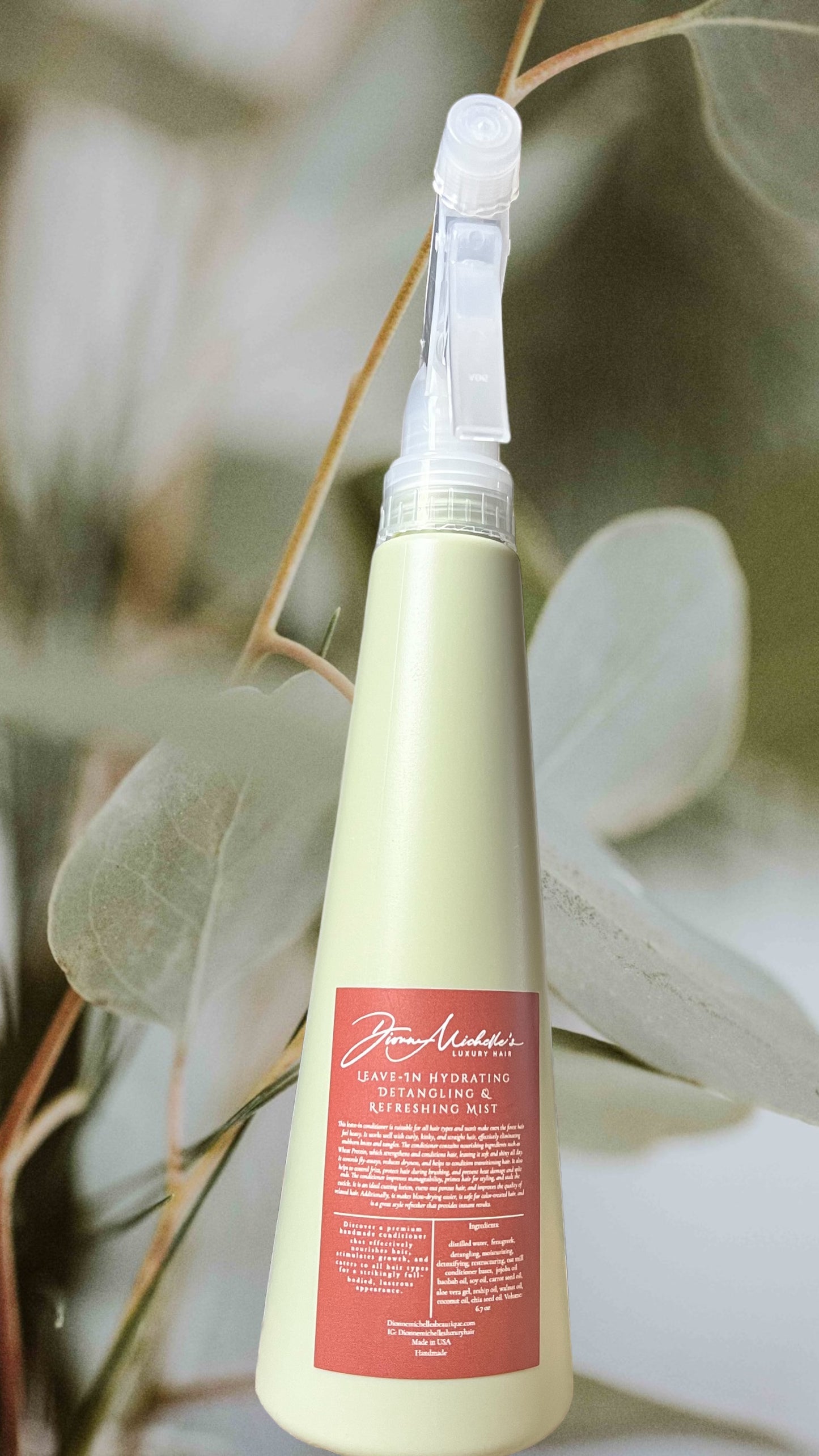 Dionne Michelle's Luxury Hair Leave-In Hydrating Detangling & Refreshing Mist