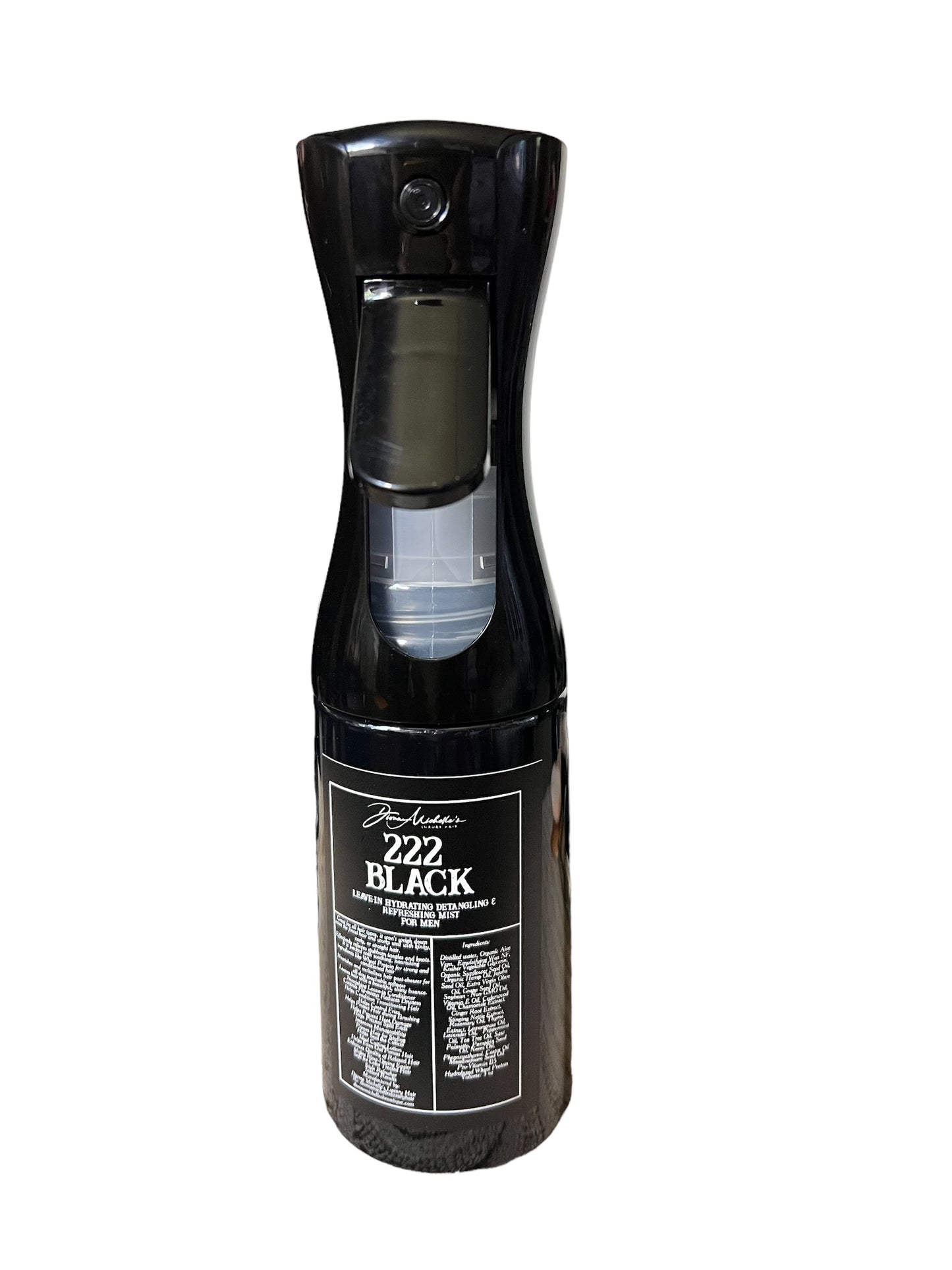 222 Black Leave-In Hydrating Detangling & Refreshing Mist