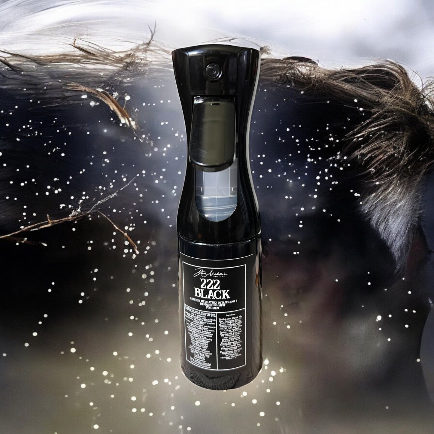 222 Black Leave-In Hydrating Detangling & Refreshing Mist