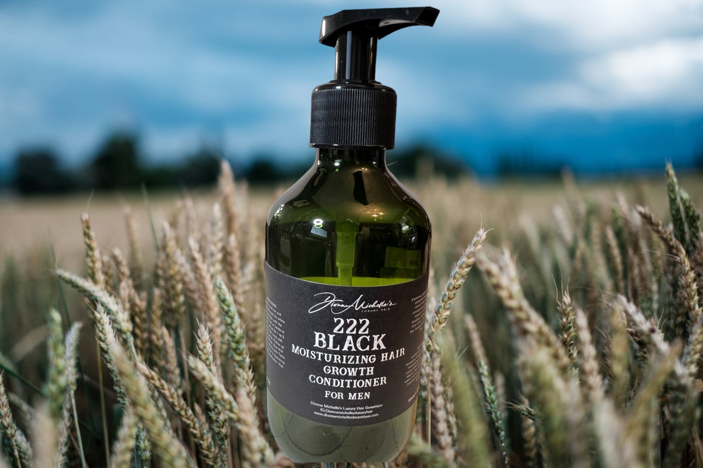 222 Black Moisturizing Hair Growth Conditioner For Men